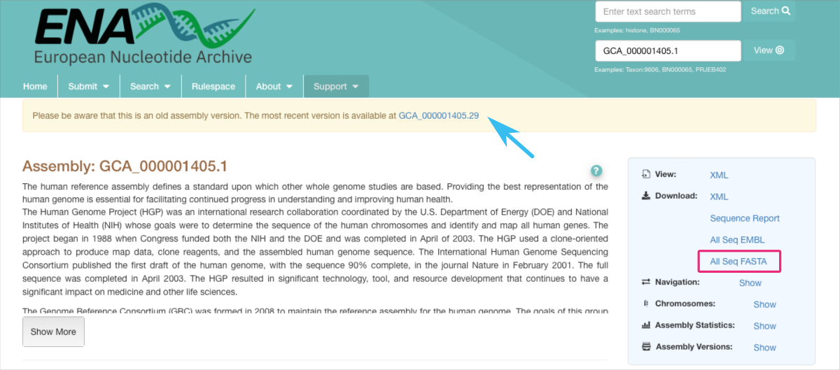 NCBI genome download